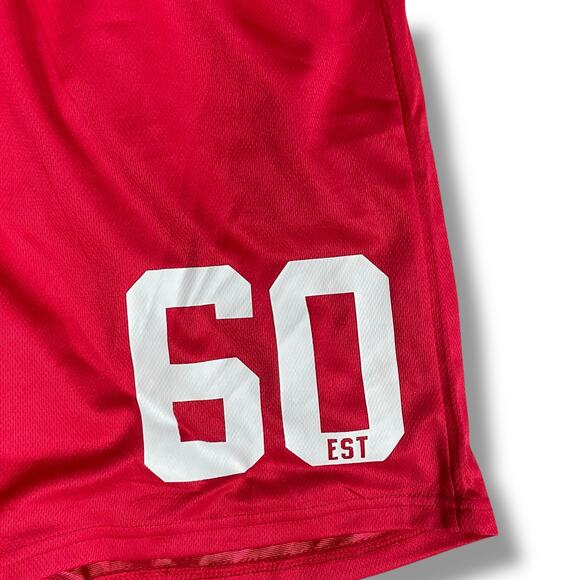 Kansas City Chiefs Mens XXL Mesh Shorts Forever 21 NFL Team Apparel 2XL Red KC - Picture 7 of 14